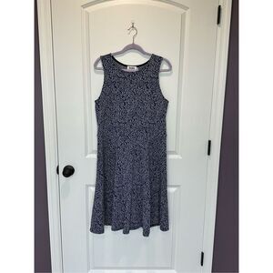 Leota for Dia & Co Blue Sleeveless A-Line Dress Size 1L (XL)